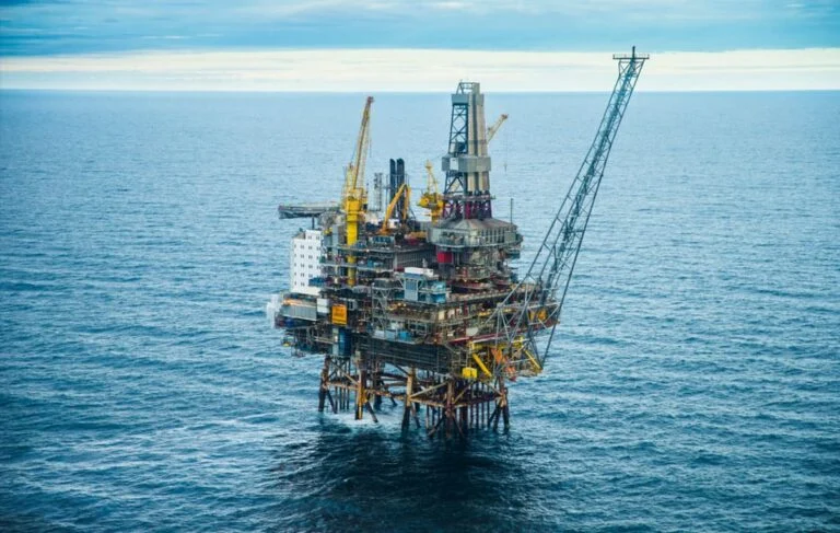 Wintershall Dea offshore production platform